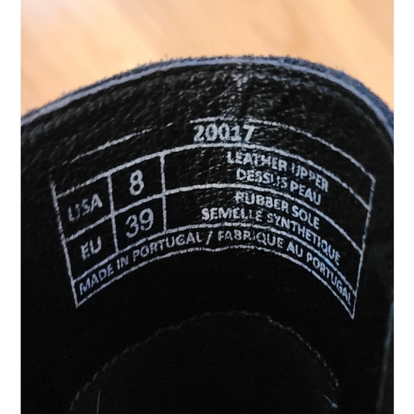 Antonio de Faria Black Suede Leather Chunky Chelsea Boots Size 8 - Picture 4 of 12